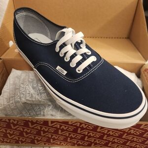 Vans Men's Dark Blue Canvas Sneakers